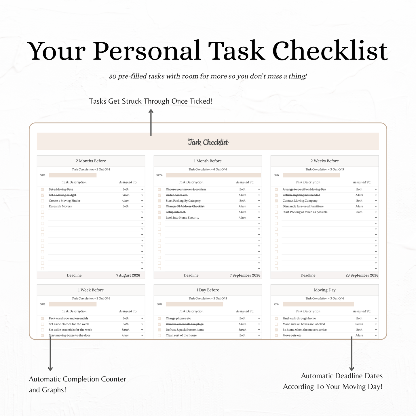 Moving Checklist