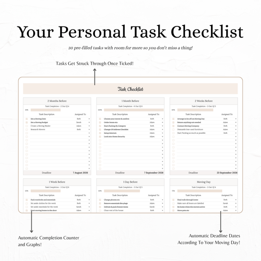 Moving Checklist