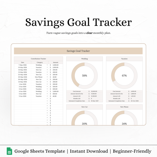 Savings Goal Tracker