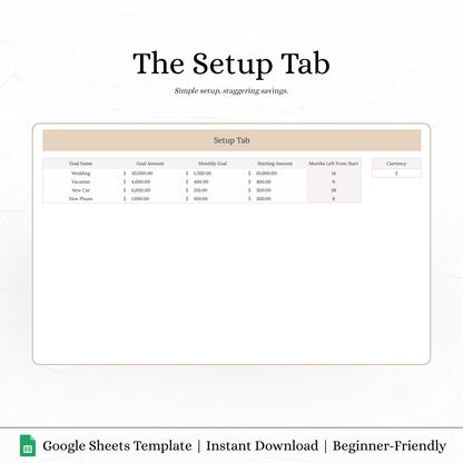 Savings Goal Tracker