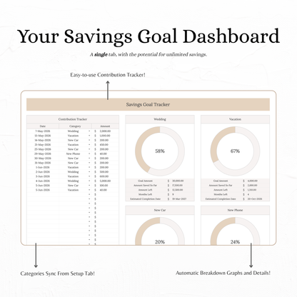 Savings Goal Tracker