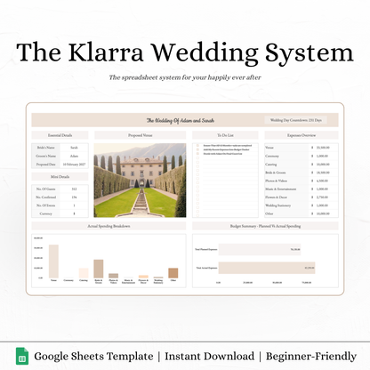 The Klarra Wedding System