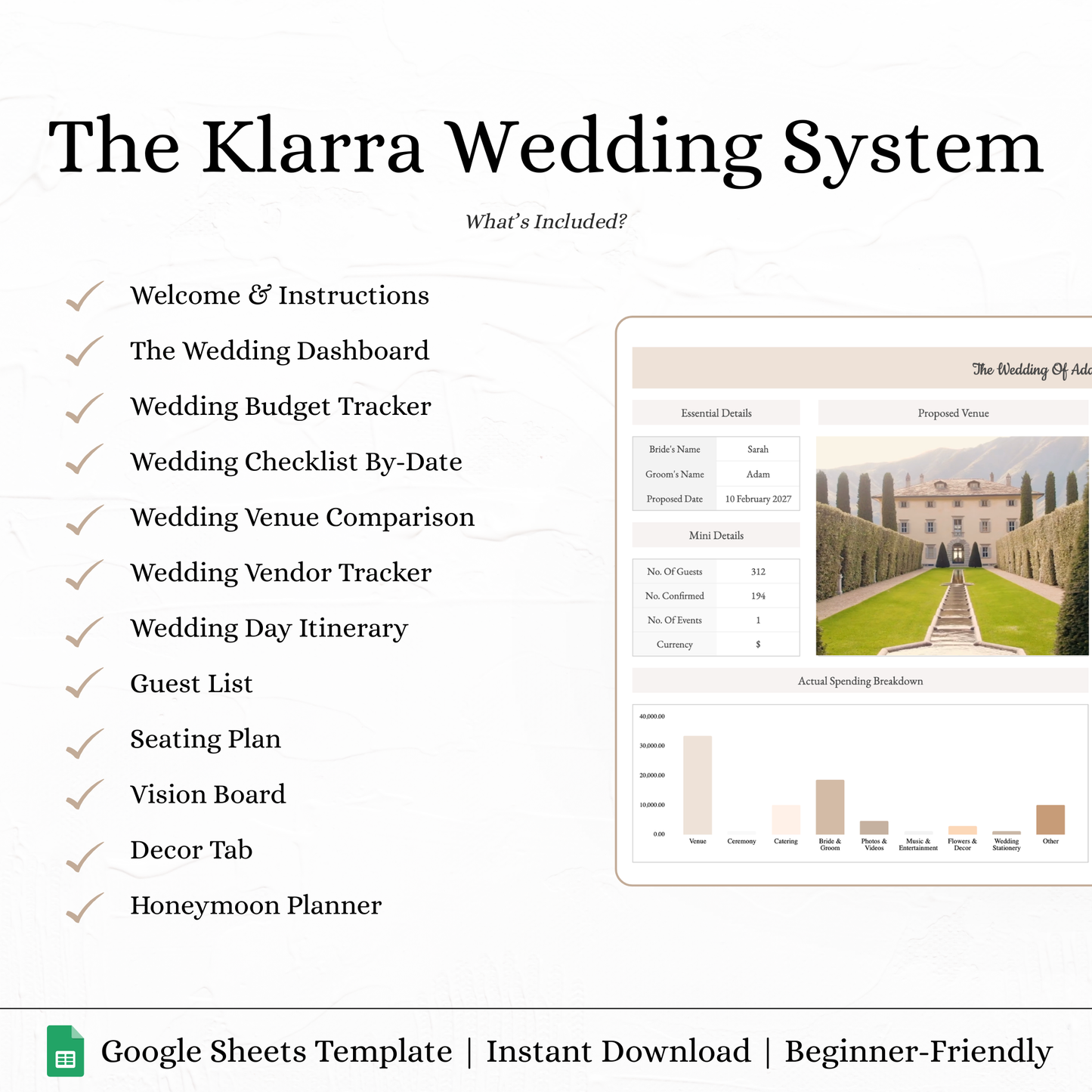 The Klarra Wedding System