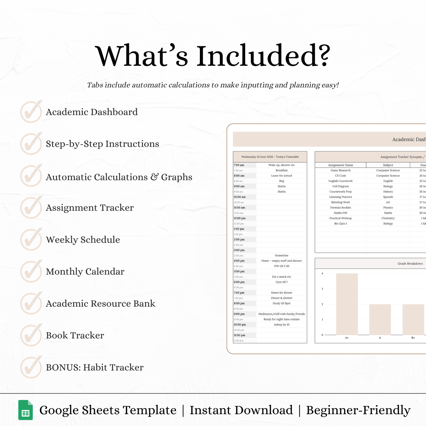 The Student Blueprint
